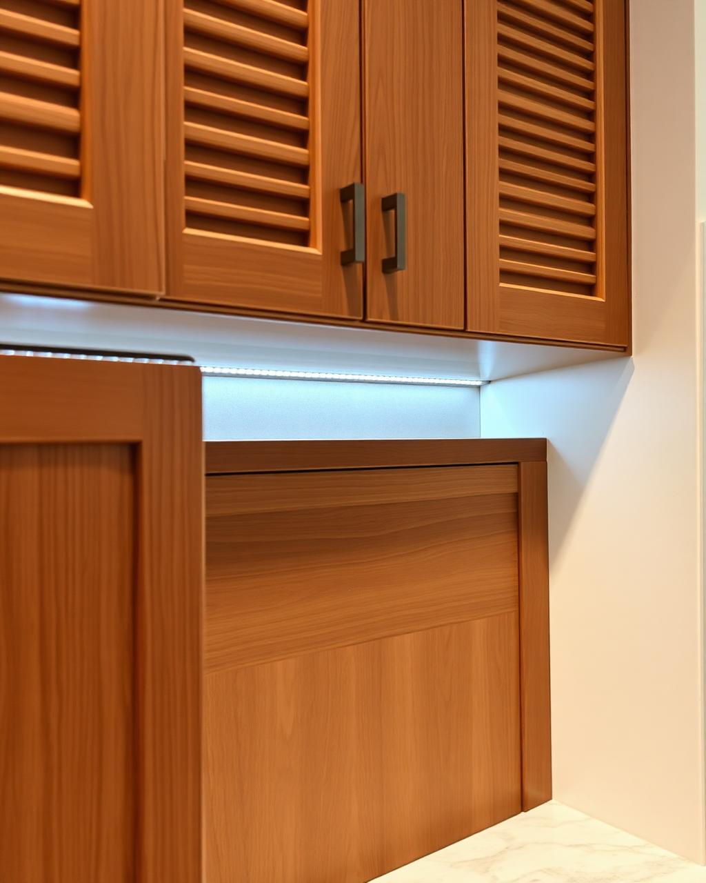 Detalhe de marcenaria de cozinha